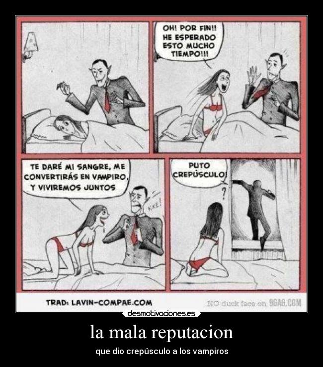 la mala reputacion - que dio crepúsculo a los vampiros