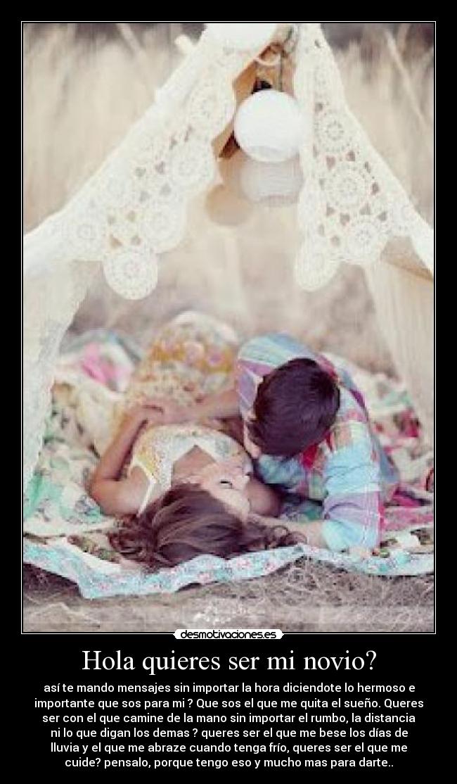 Hola quieres ser mi novio? - 