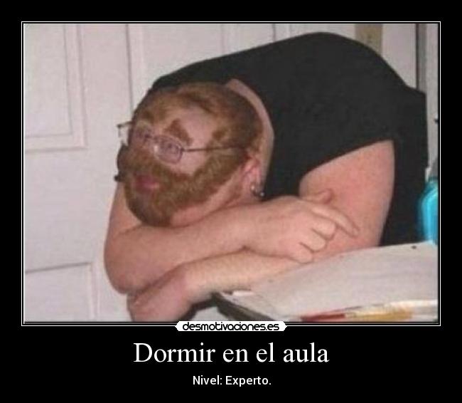 carteles dormir yunior desmotivaciones