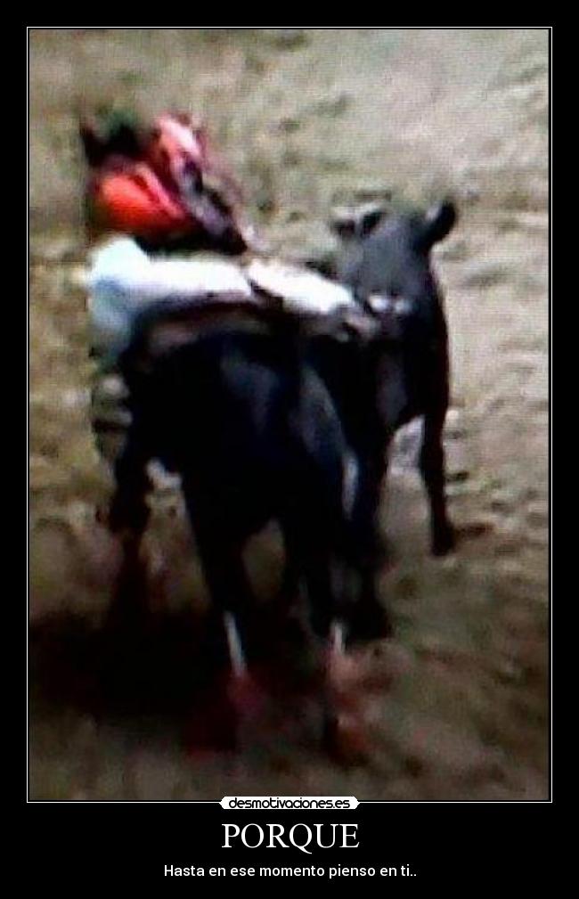 PORQUE - Hasta en ese momento pienso en ti..