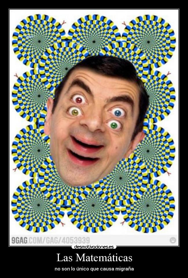 Las Matemáticas - no son lo único que causa migraña