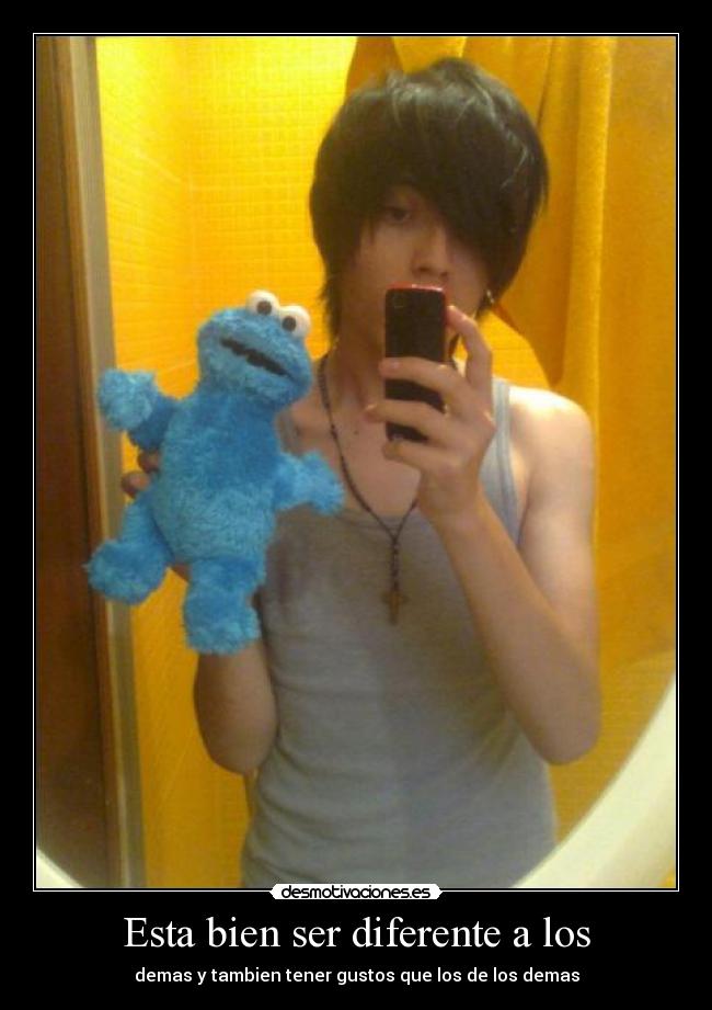 Esta bien ser diferente a los - demas y tambien tener gustos que los de los demas