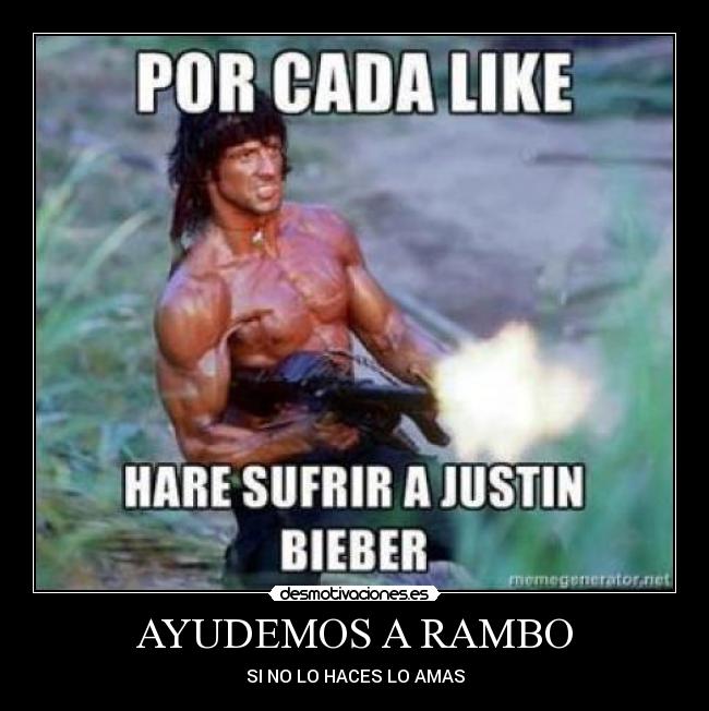 AYUDEMOS A RAMBO -