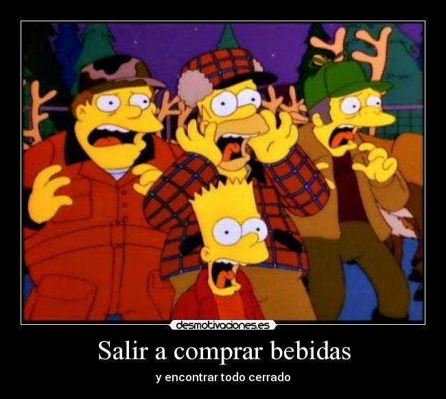 Salir a comprar bebidas -