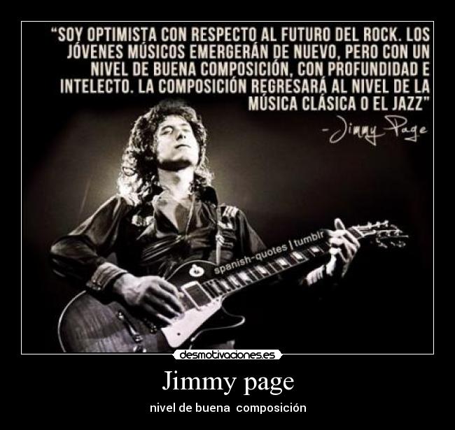 Jimmy page - nivel de buena composición