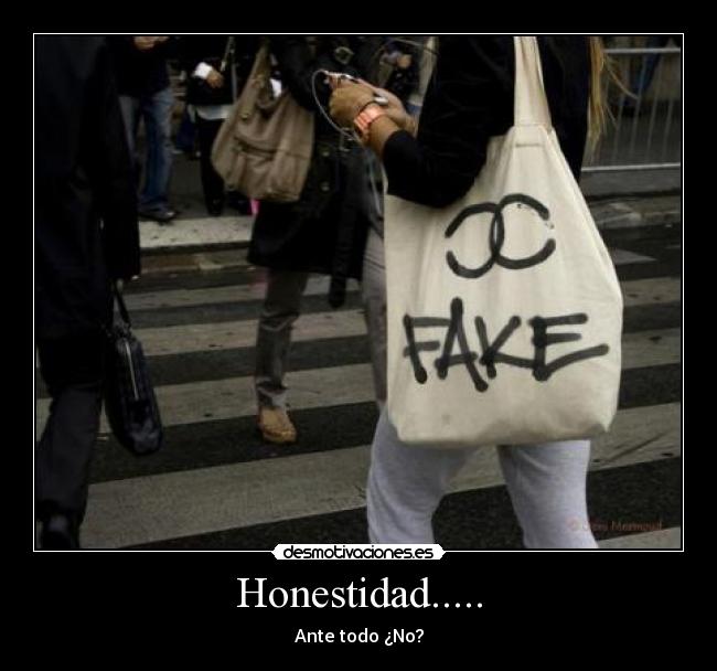 Honestidad..... - 