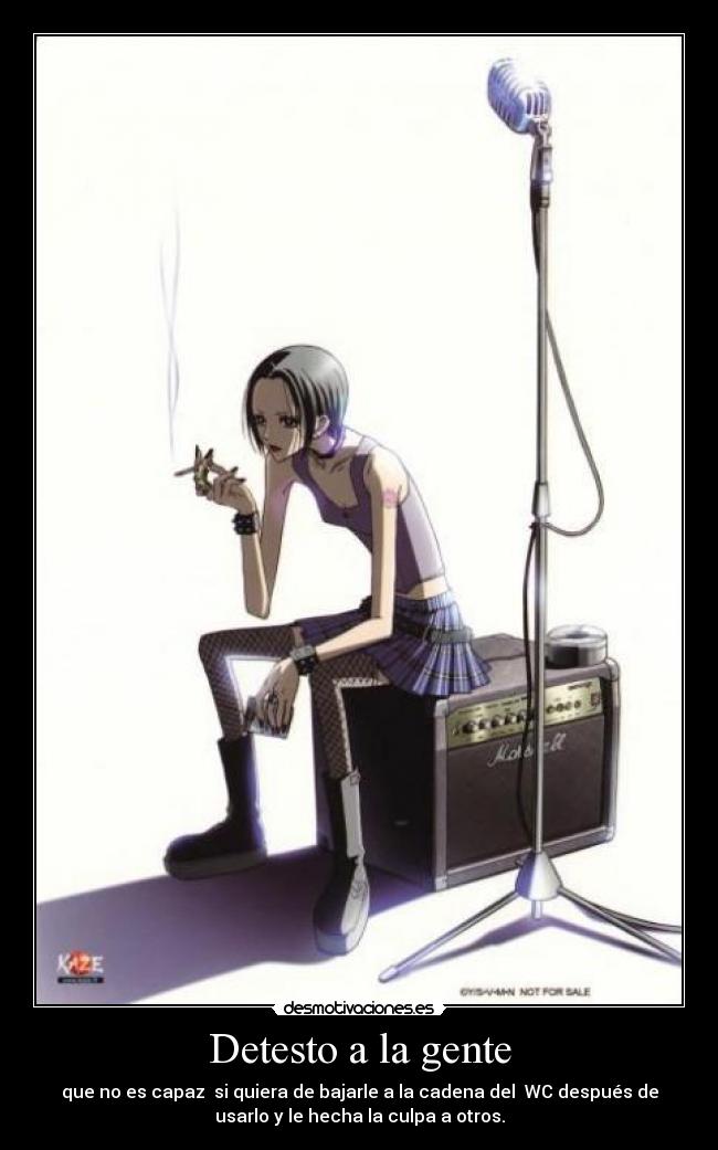 Detesto a la gente - 