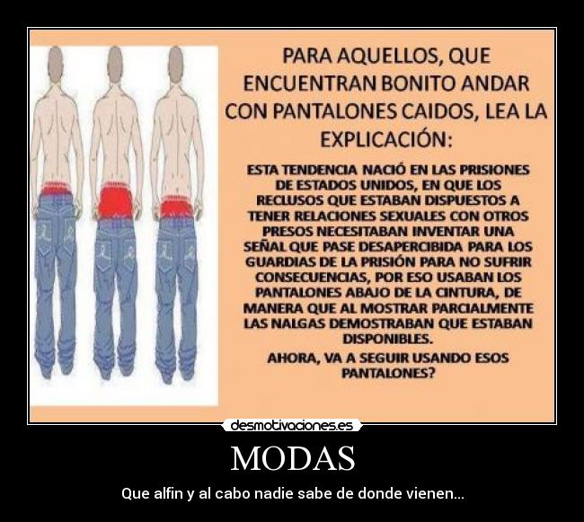 MODAS - Que alfin y al cabo nadie sabe de donde vienen...