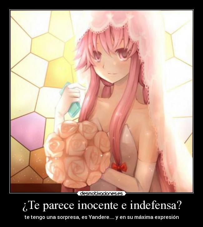 ¿Te parece inocente e indefensa? -