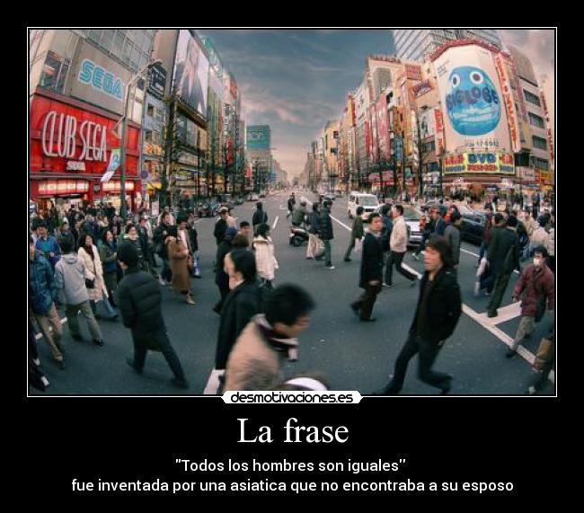 La frase -
