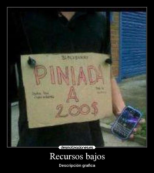 Recursos bajos - Descripción grafìca