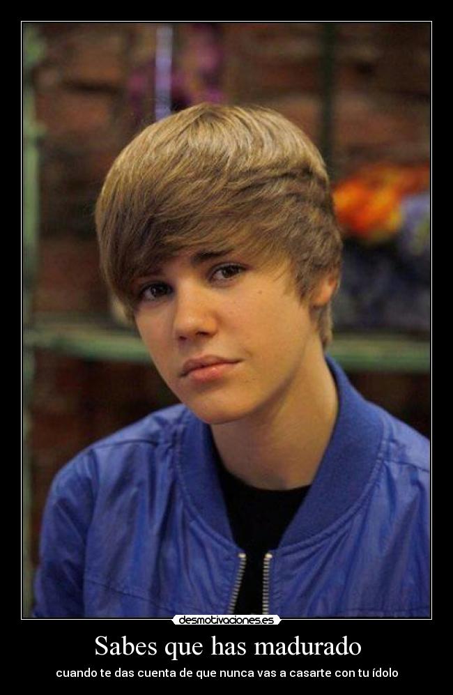 Sabes que has madurado - 