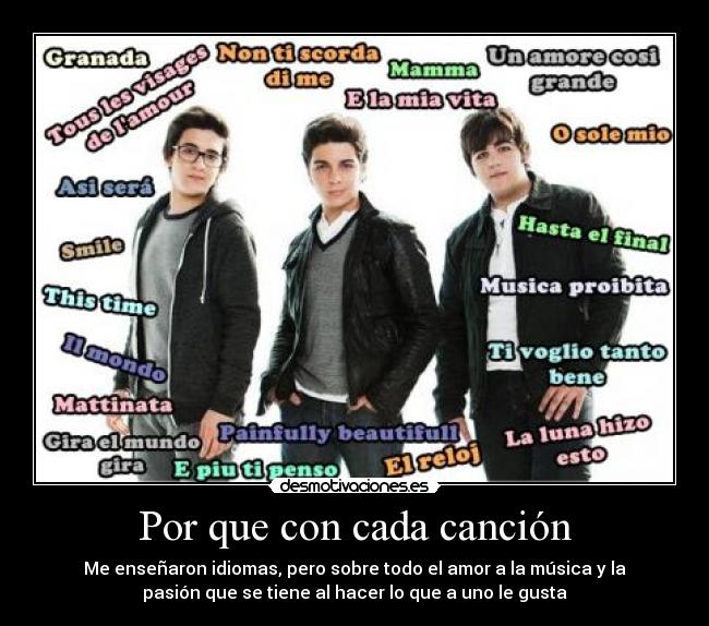 Por que con cada canción - 