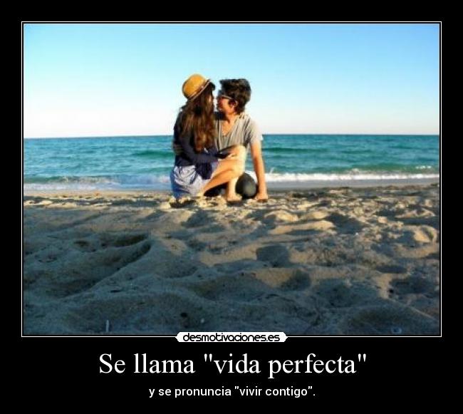 Se llama vida perfecta - y se pronuncia vivir contigo.
