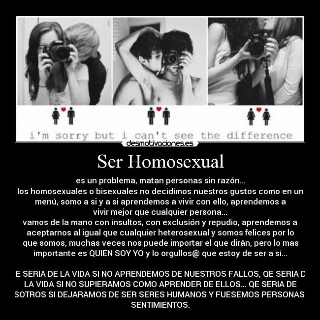 Ser Homosexual -