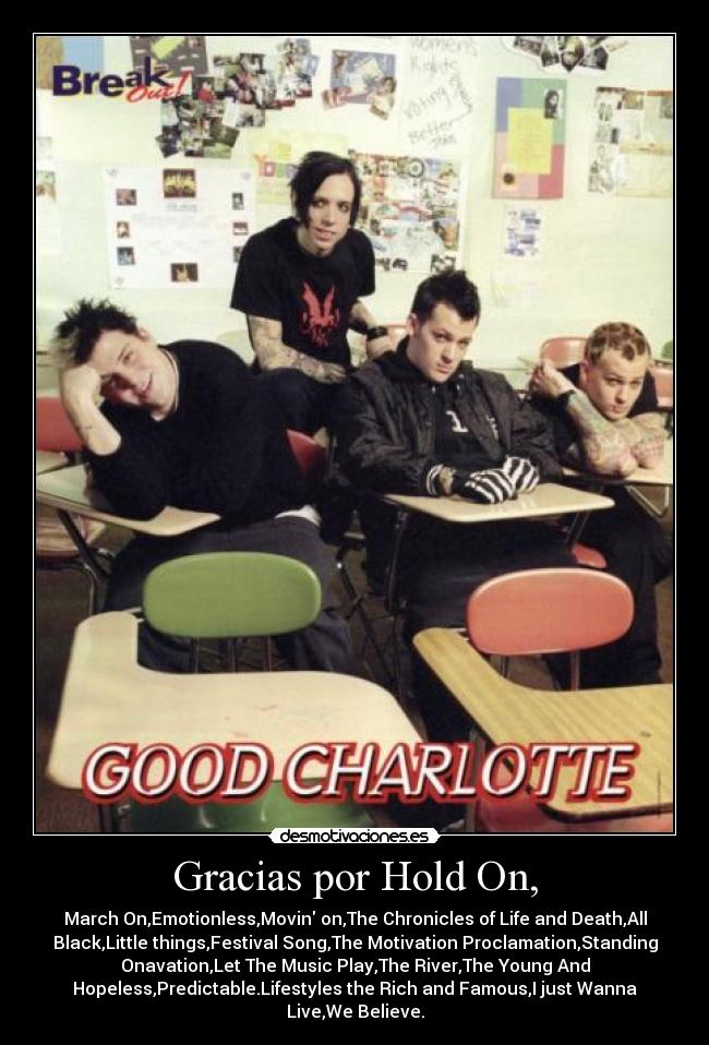 Gracias por Hold On, -