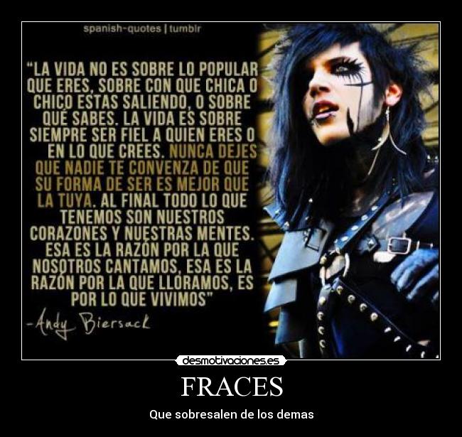 FRACES - Que sobresalen de los demas