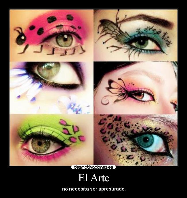 El Arte - no necesita ser apresurado.