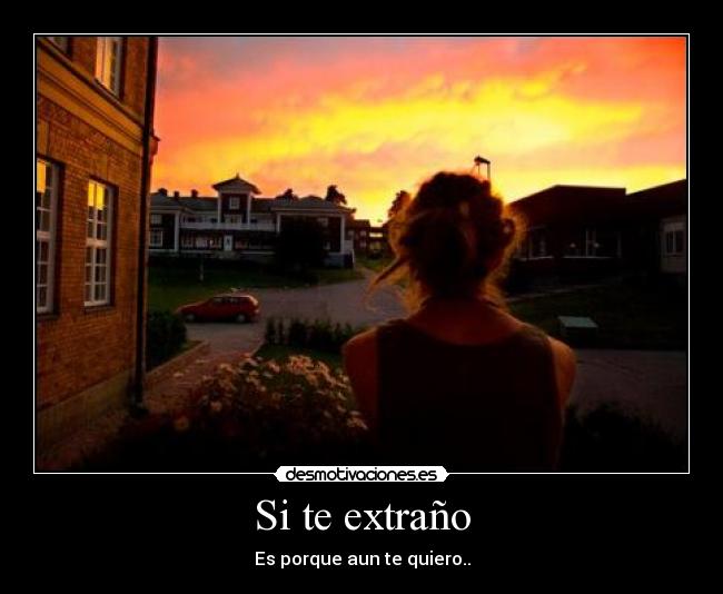 Si te extraño -