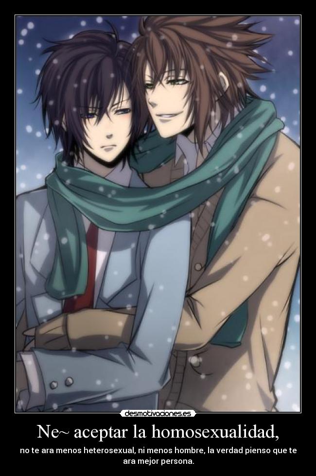 Ne~ aceptar la homosexualidad, - 