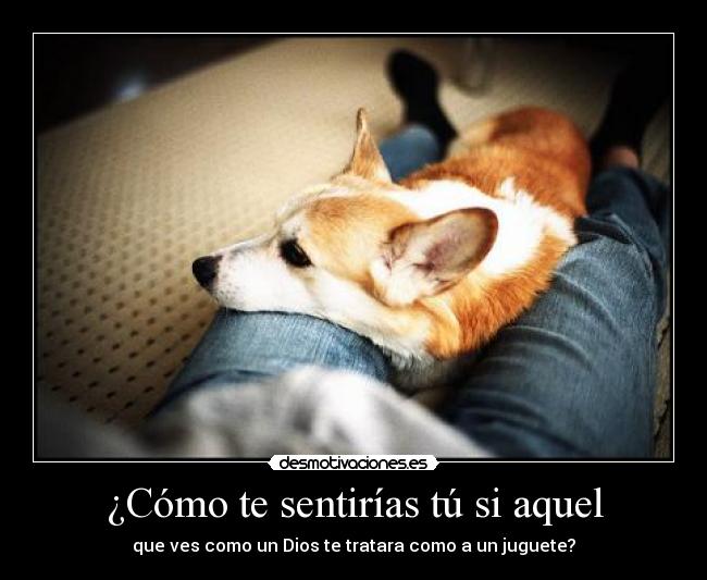 ¿Cómo te sentirías tú si aquel -