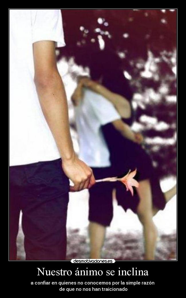 Nuestro ánimo se inclina -