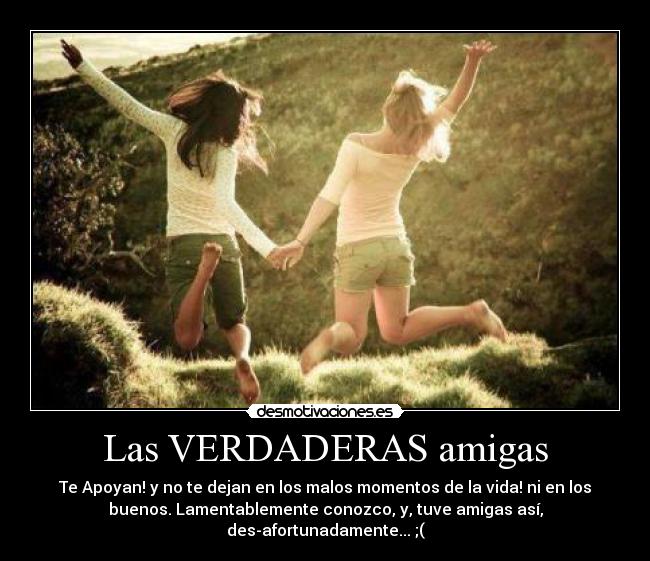 Las VERDADERAS amigas -