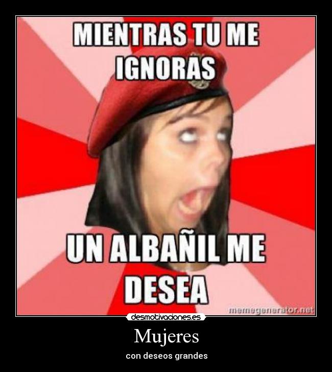Mujeres - con deseos grandes