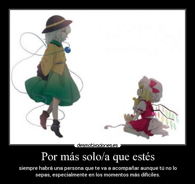carteles touhou project flandre scarlet koishi komeiji desmotivaciones