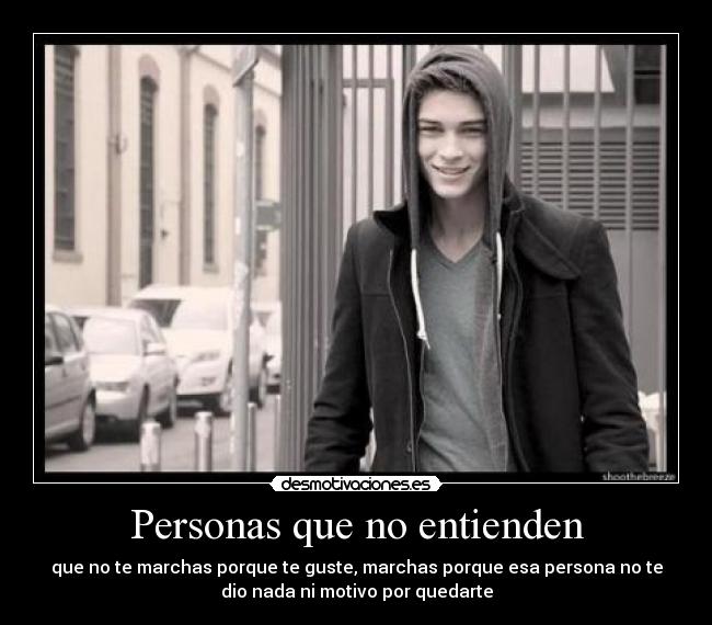 Personas que no entienden -