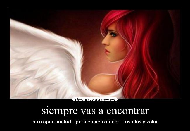 carteles angel volar pelirroja nuria sigo amando clanbaneado desmotivaciones