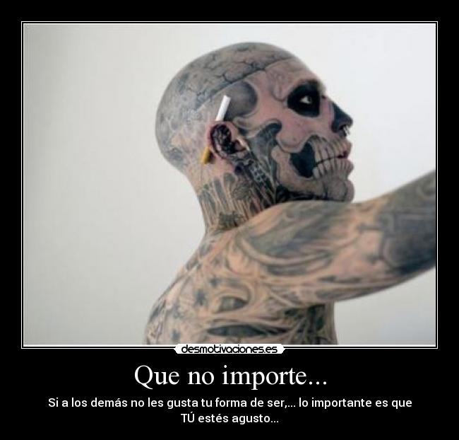 Que no importe... - 