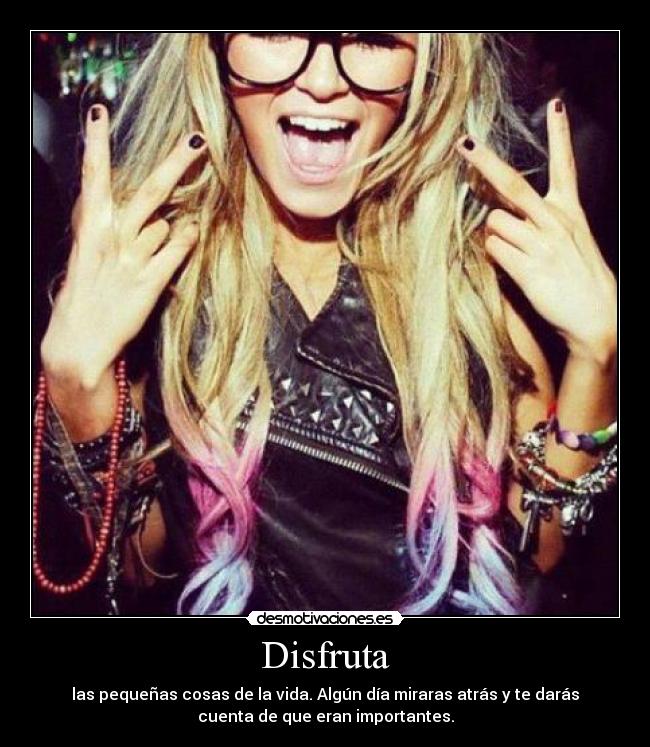 Disfruta -