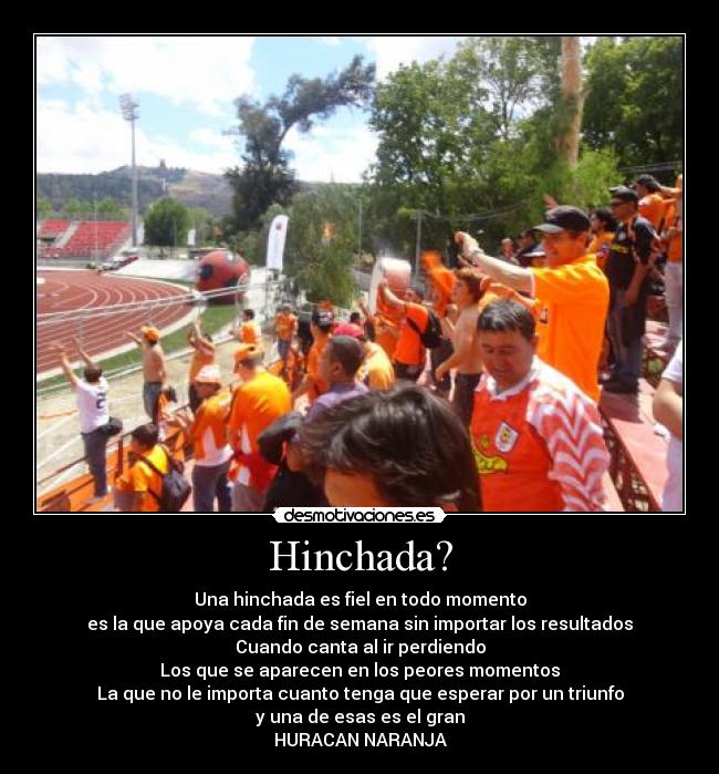 Hinchada? -