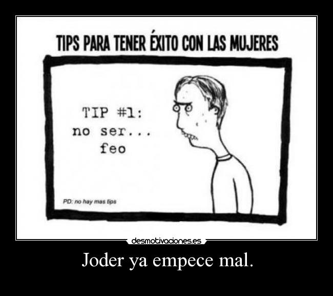 Joder ya empece mal. - 