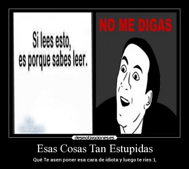 Esas Cosas Tan Estupidas - 