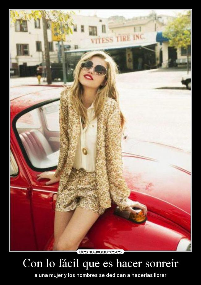 Con lo fácil que es hacer sonreír - 