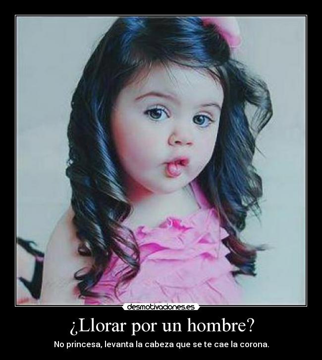 ¿Llorar por un hombre? -