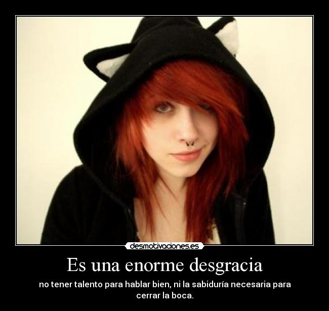 carteles una enorme desgracia estar clanbaneado desmotivaciones