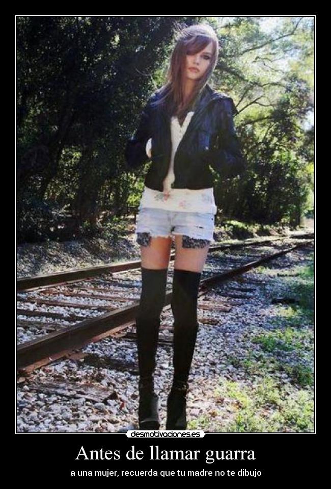 Antes de llamar guarra -