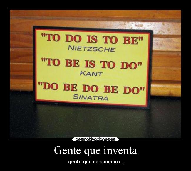 Gente que inventa -