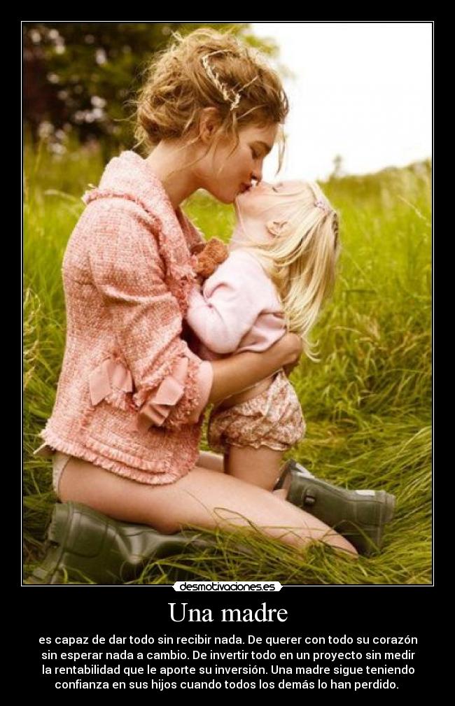 Una madre -