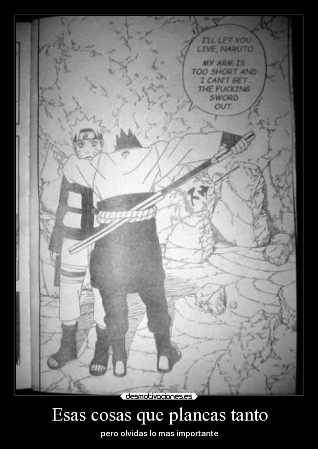 Esas cosas que planeas tanto - pero olvidas lo mas importante