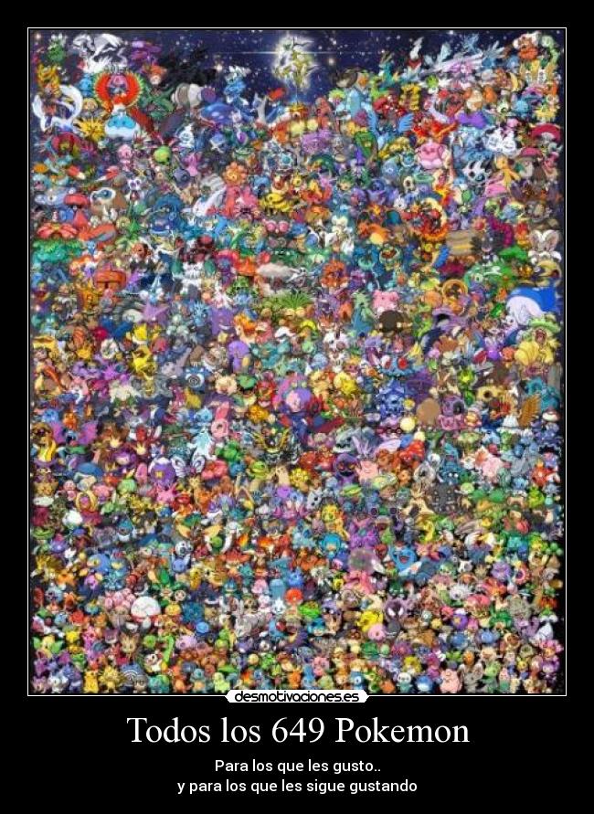 Todos los 649 Pokemon - 