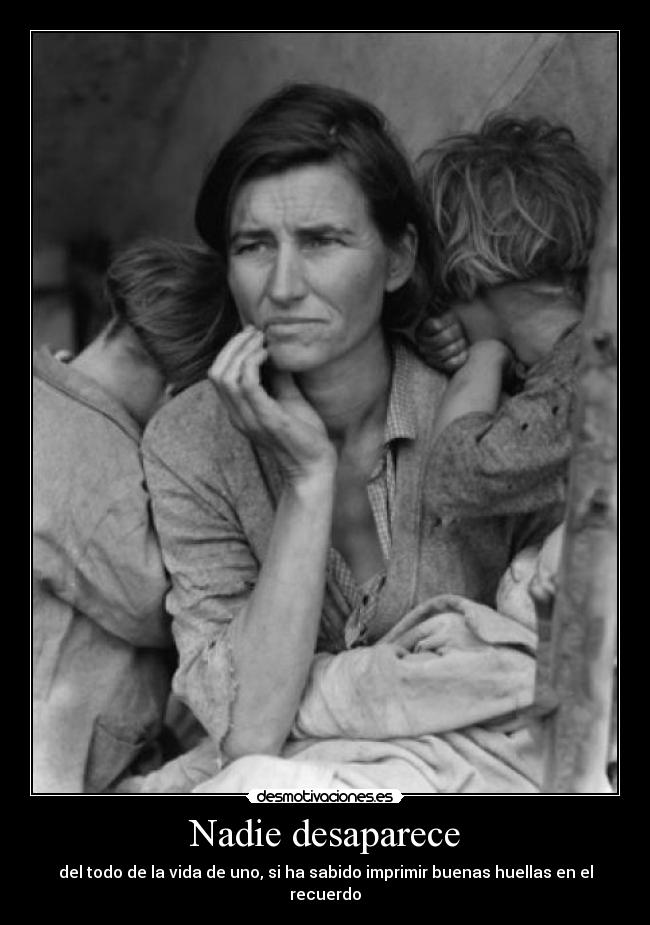 Nadie desaparece -