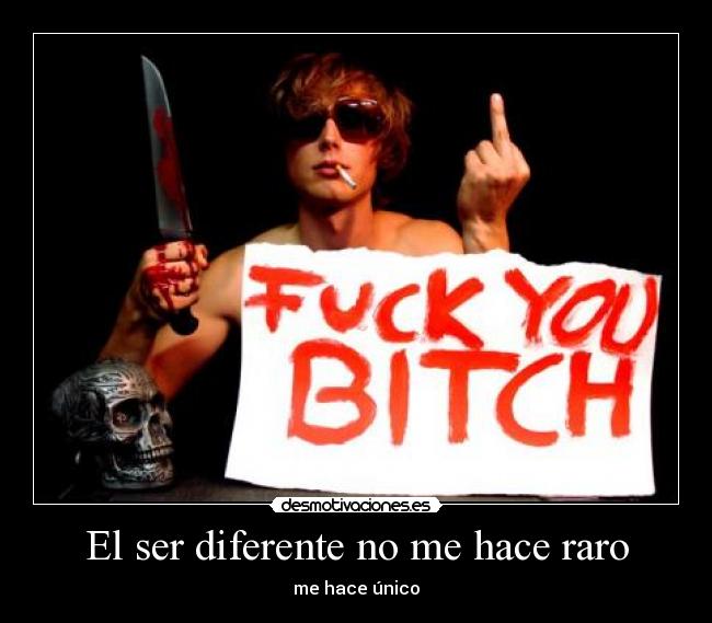 El ser diferente no me hace raro -