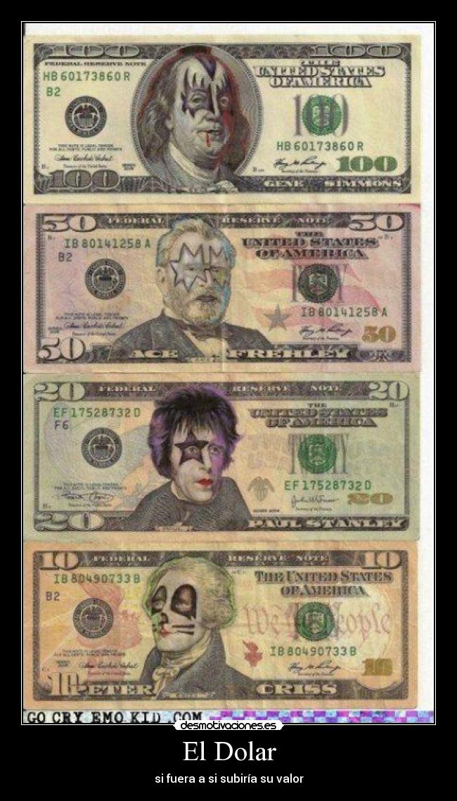 El Dolar - si fuera a si subiría su valor