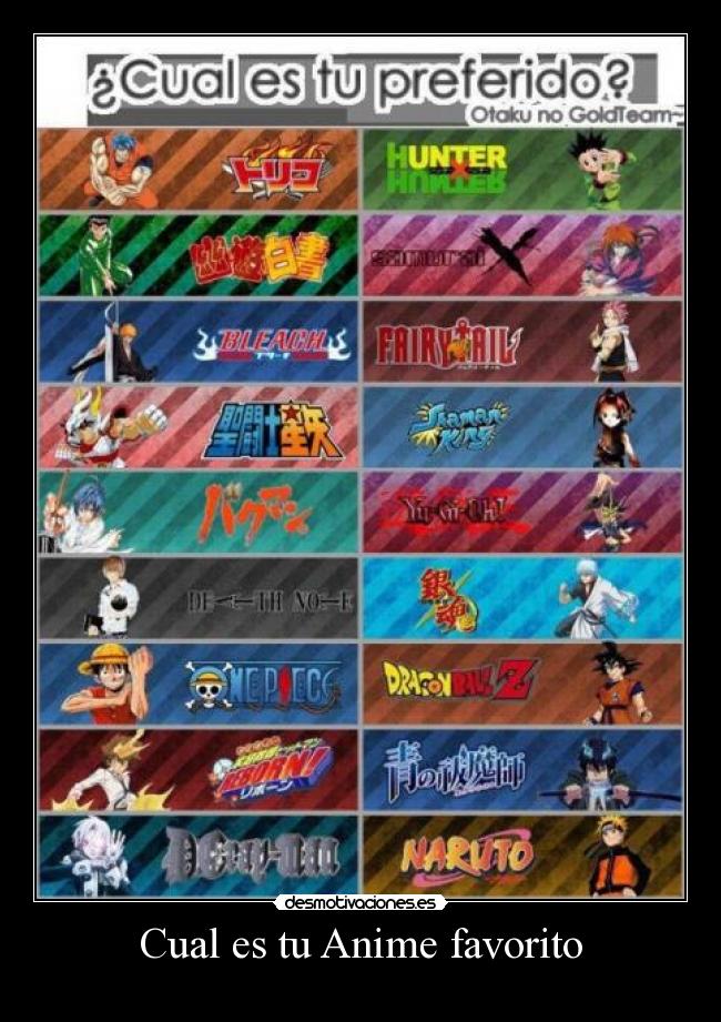 Cual es tu Anime favorito - ◘◘◘◘◘◘◘◘◘◘◘◘◘◘◘◘◘◘◘◘◘◘◘◘◘◘◘◘◘◘◘◘◘◘◘◘◘◘◘◘◘◘