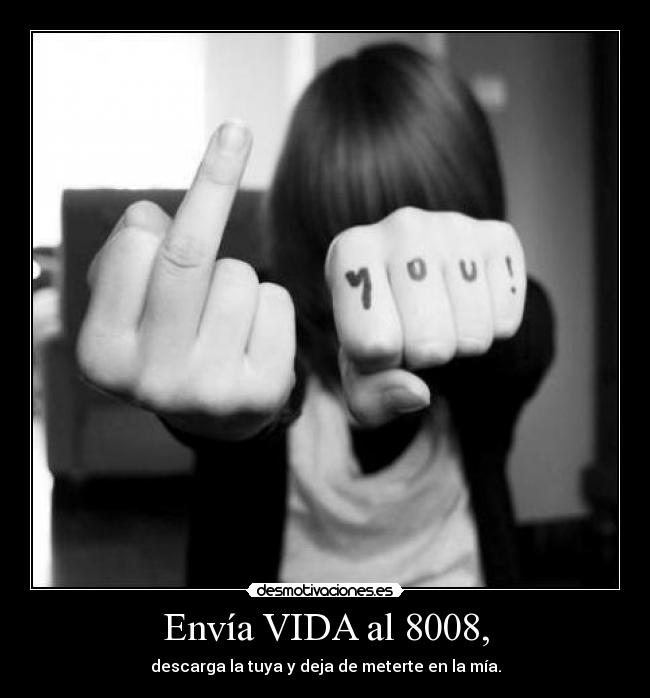 Envía VIDA al 8008, -
