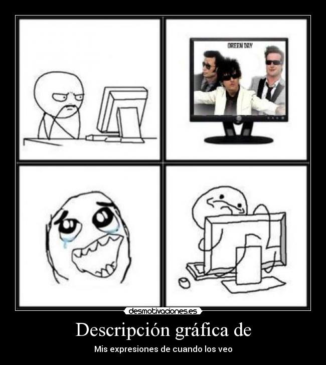 Descripción gráfica de - Mis expresiones de cuando los veo